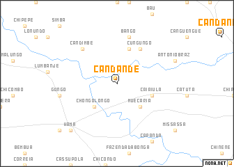 map of Candande