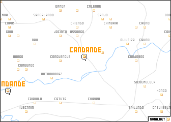 map of Candande