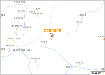 map of Candane