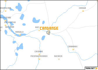 map of Candange