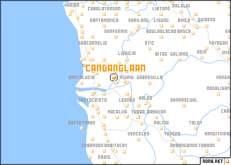 map of Candanglaan