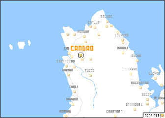 map of Candao