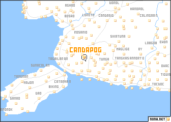 map of Candapog