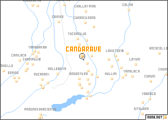 map of Candarave