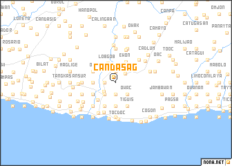 map of Candasag