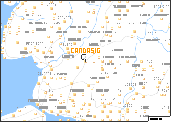 map of Candasig