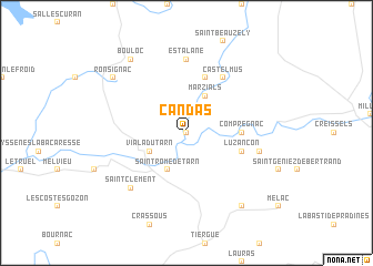 map of Candas