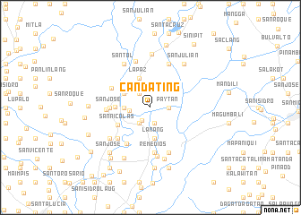 map of Candating