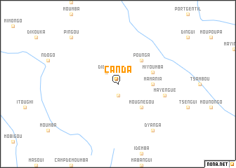 map of Canda