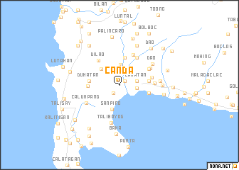 map of Canda