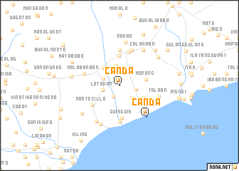 map of Canda