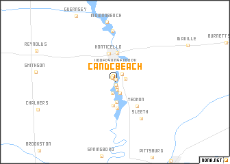 map of C and C Beach