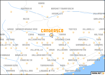 map of Candeasco