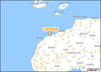 map of Candea