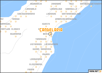 map of Candelaria