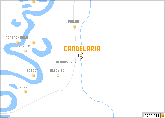 map of Candelaria