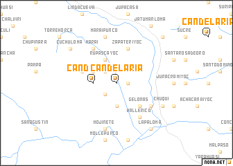 map of Candelaria