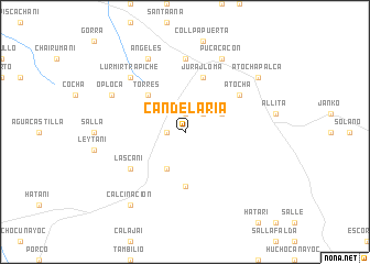 map of Candelaria