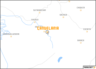 map of Candelaria