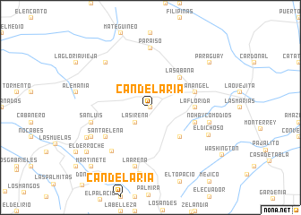 map of Candelaria