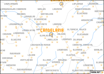 map of Candelaria