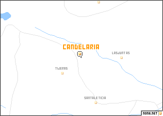 map of Candelaria