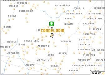 map of Candelaria