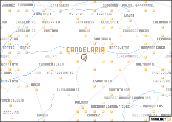 map of Candelaria