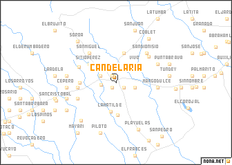 map of Candelaria