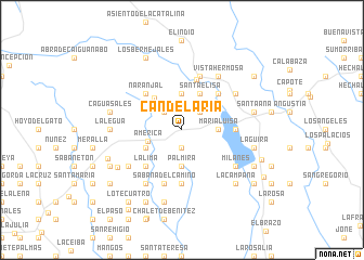 map of Candelaria