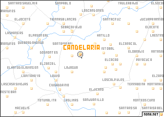 map of Candelaria