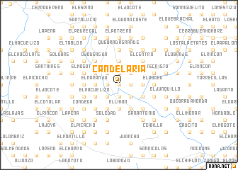 map of Candelaria