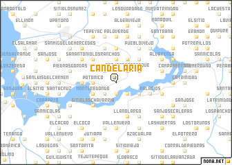 map of Candelaria