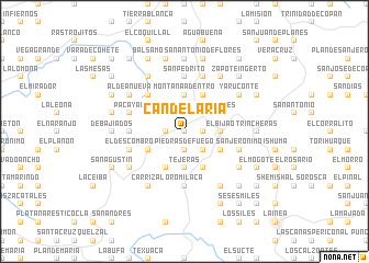 map of Candelaria