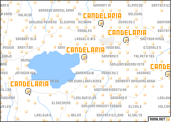 map of Candelaria