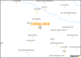 map of Candelaria