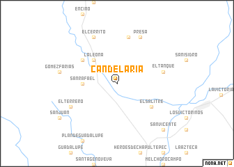 map of Candelaria