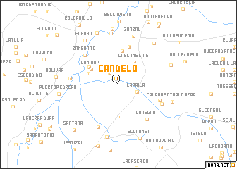 map of Candelo