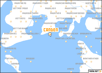 map of Cần Ðen