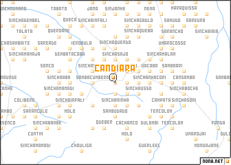 map of Candiara