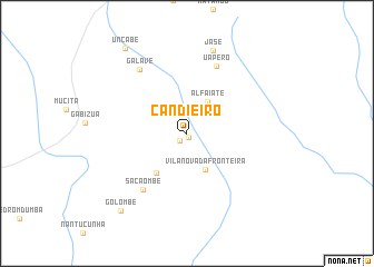 map of Candieiro