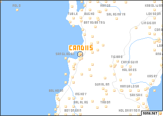 map of Candiis