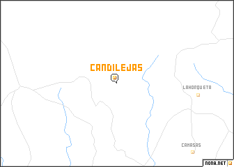 map of Candilejas
