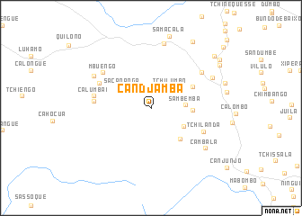 map of Candjamba