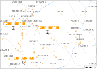 map of Candjangui