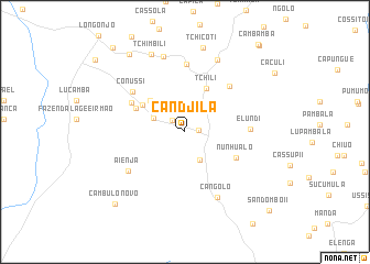 map of Candjila