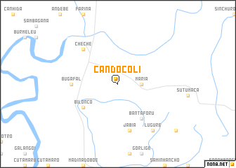 map of Candocoli