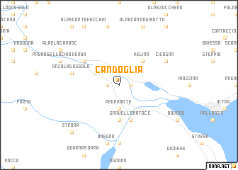 map of Candoglia