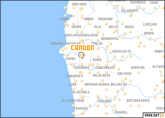 map of Candon