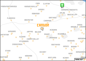 map of Candor